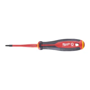 Викрутка з тригранною рукояткою ізольована VDE MILWAUKEE, T15х75мм №1