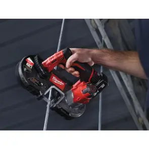Пила стрічкова акумуляторна MILWAUKEE, M12 BS-402C (зарядний пристрій С12 С, 2 акумулятори М12 В4 4Ач, полотно, кейс) №11