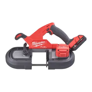 Пила ленточная аккумуляторная MILWAUKEE, M18 FBS85-202C (зарядное устройство M12-18 FC, 2 аккумулятора М18 В2 2Ач, аксессуары, кейс) №2