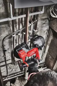 Пила ленточная аккумуляторная бесщеточная MILWAUKEE, M12 FBS64-0C, 64мм (каркас, холст, картонная упаковка) №7
