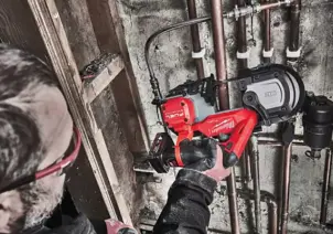 Пила ленточная аккумуляторная бесщеточная MILWAUKEE, M12 FBS64-0C, 64мм (каркас, холст, картонная упаковка) №8