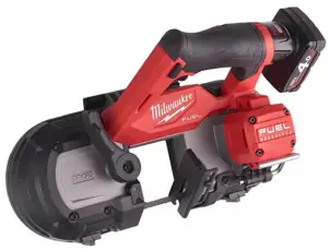 Пила ленточная аккумуляторная бесщеточная MILWAUKEE, M12 FBS64-402C, 64мм (зарядное устройство С12 С, 2 аккумулятора М12 В4 4Ач, поло №3
