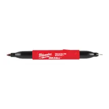 Маркер для стройплощадки INKZALL Double Tip MILWAUKEE, тонкая/ультра-тонкая, черная (48223115)