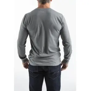 Футболка MILWAUKEE, HTLSGR-XL легка з довгим рукавом, сіра, (розмір XL) №2