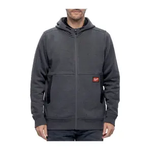 Толстовка на блискавці GRIDIRON MILWAUKEE, WHZ GR XL, з капюшоном, сіра (розмір XL) №1