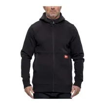Толстовка на молнии GRIDIRON MILWAUKEE, WHZ BL XL, с капюшоном, черная (размер XL)
