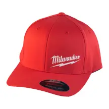 Бейсболка MILWAUKEE, BCS RD LXL, червона, розмір L/XL в магазині TVOE