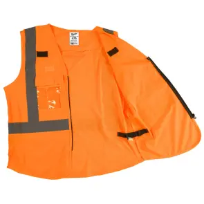Жилет сигнальний MILWAUKEE помаранчевий, розмір L/XL №2