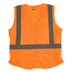 Жилет сигнальний MILWAUKEE помаранчевий, розмір L/XL №3