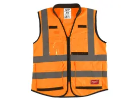 Жилет помаранчевий PREMIUM MILWAUKEE, сигнального забарвлення (L / XL)