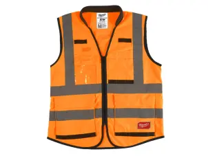 Жилет помаранчевий PREMIUM MILWAUKEE, сигнального забарвлення (L / XL) №1