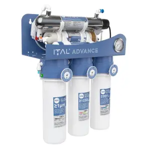 Фильтр обратного осмоса ITAL Advance 7-75M UV (7 ступеней, без помпы, мембрана DuPont 75 галлон, UV лампа) (ADV-RO7-75M) №1