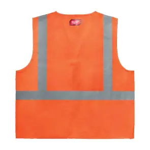 Жилет сигнальний Hi-Viz MILWAUKEE помаранчевий, розмір S/M №2