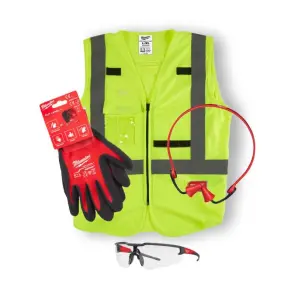 Комплект ЗІЗ MILWAUKEE Construction XL (4 одиниці) №1