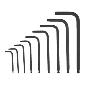 Набор ключей Г-образных Torx Compact MILWAUKEE (T8/T9/T10/ T15/ T20/T25 /T27/T30/T40) (9шт) , пластиковый холдер №3