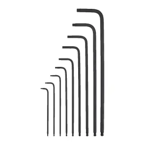 Набір ключів Г-образних TORX MILWAUKEE, (T8/T9/ T10/T15/ T20/T25/T27/ T30/T40) (9шт) пластиковий холдер №3