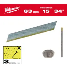 Набір цвяхів для нейлера 15G/34 /63мм INOX (2500 шт)