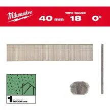Цвяхи оцинковані вкриті смолою з Т-образною головкою MILWAUKEE, 18G/0 градусів/40мм, (5000шт) купити в Києві