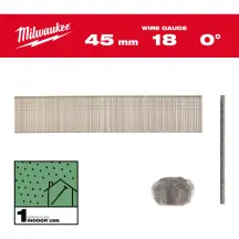 Цвяхи оцинковані вкриті смолою з Т-образною головкою MILWAUKEE, 18G/0 градусів/45мм, (5000шт) купити в Україні