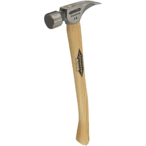 Молоток титановий з рукояткою гіккорі MILWAUKEE STILETTO, Ti14MC-H18 №1