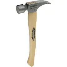 Титановый молоток с рукояткой гиккори MILWAUKEE STILETTO, Ti14SC-H16