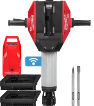 Молоток відбійний акумуляторний MILWAUKEE, MXF DH2528H-602 (68Дж) (зарядний пристірй MXF C, 2 акумулятори MXF XC406 6Аг)