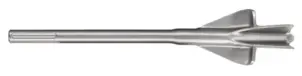 Долото канальне SDS-MAX MILWAUKEE з обмежувачем, 380х35мм №1