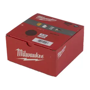 Папір шліфувальний MILWAUKEE діаметр 125/8 HL, зерно 40, (50шт) №1
