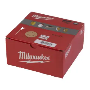 Папір шліфувальний HP MILWAUKEE діаметр 150мм/6 HL, зерно 120, (50шт) №1