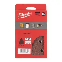 Папір шліфувальний дельтавидний MILWAUKEE, 100х147мм HL, зерно 60 (10шт) купити в Україні
