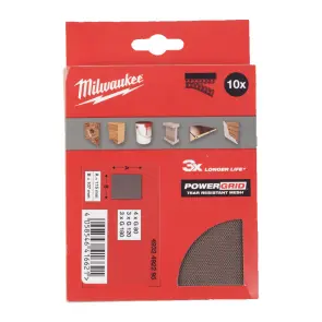 Набір сіток шліфувальних PG Mesh HL MILWAUKEE, 115х107мм, (10шт) №1
