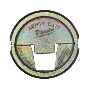 Матриця обтискна для кабелів та конекторів MILWAUKEE, AEH13 Cu 70 №1