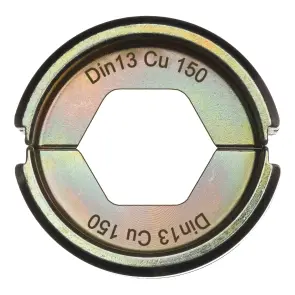 Матриця обтискна для кабелів та конекторів MILWAUKEE, DIN13 Cu 150 №1