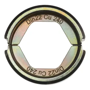Матриця обтискна для кабелів та конекторів MILWAUKEE, DIN22 Cu 240 №1