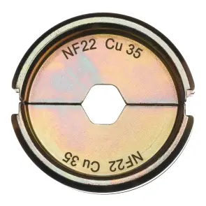 Матриця обтискна для кабелів та конекторів MILWAUKEE, NF22 Cu 35 №1
