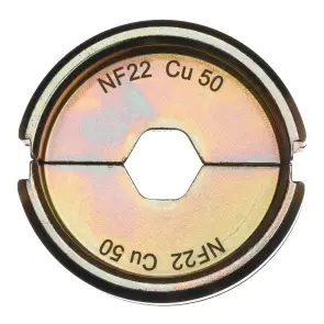 Матриця обтискна для кабелів та конекторів MILWAUKEE, NF22 Cu 50 №1