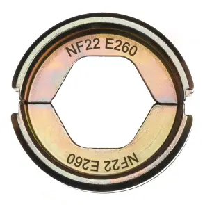 Матриця обтискна для кабелів та конекторів MILWAUKEE, NF22 E260 №1