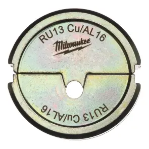 Матриця обтискна для кабелів та конекторів MILWAUKEE, RU13 Cu/Al16 №1
