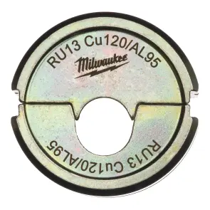 Матриця обтискна для кабелів та конекторів MILWAUKEE, RU13 Cu120/AL95 №1