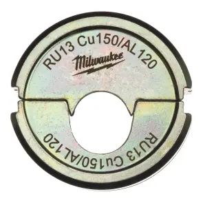 Матриця обтискна для кабелів та конекторів MILWAUKEE, RU13 Cu150/AL120 №1