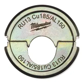Матриця обтискна для кабелів та конекторів MILWAUKEE, RU13 Cu185/AL150 №1