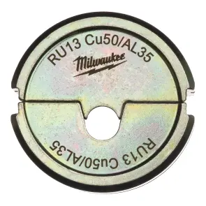 Матриця обтискна для кабелів та конекторів MILWAUKEE, RU13 Cu50/AL35 №1