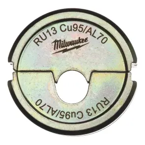 Матриця обтискна для кабелів та конекторів MILWAUKEE, RU13 Cu95/AL70 №1