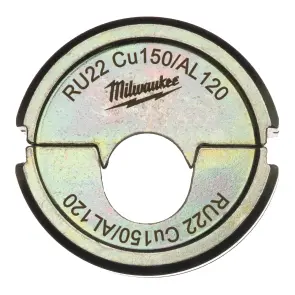 Матриця обтискна для кабелів та конекторів MILWAUKEE, RU22 CU/Al 120 №1