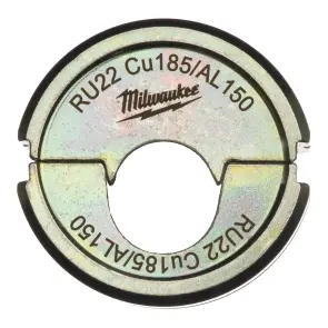 Матриця обтискна для кабелів та конекторів MILWAUKEE, RU22 CU/Al 150 №1