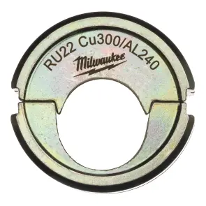Матриця обтискна для кабелів та конекторів MILWAUKEE, RU22 CU/Al 240 №1