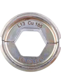 Матрица обжимная для кабелей и коннекторов MILWAUKEE, L13 Cu 185 №1