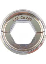 Матрица обжимная для кабелей и коннекторов MILWAUKEE, L13 Cu 240 купить