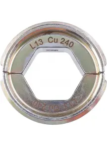 Матрица обжимная для кабелей и коннекторов MILWAUKEE, L13 Cu 240 №1