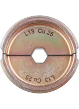 Матрица обжимная для кабелей и коннекторов MILWAUKEE, L13 Cu 25